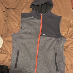 Under Armour Charcoal and Black Sleeveless Vest